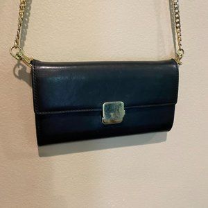 Cuyana Crossbody Chain Wallet - Black Gold